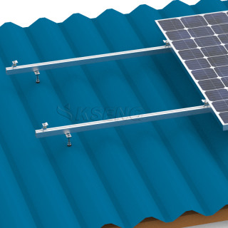 Solar panel mounting bracket metal roof